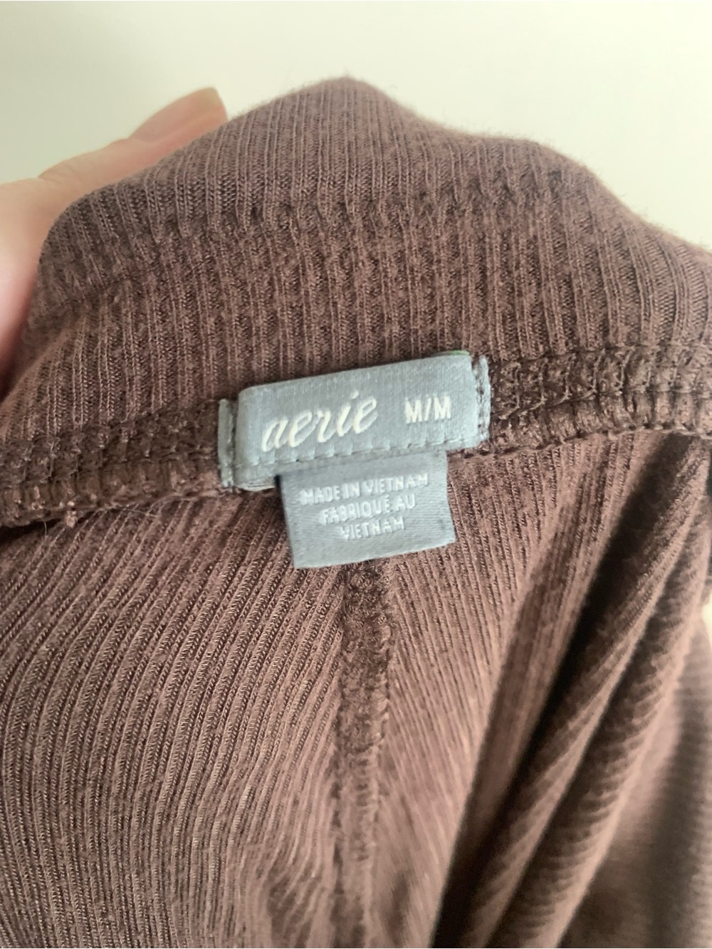 Aerie Ribbed High Rise Lounge Pants M - Picture 3 of 8
